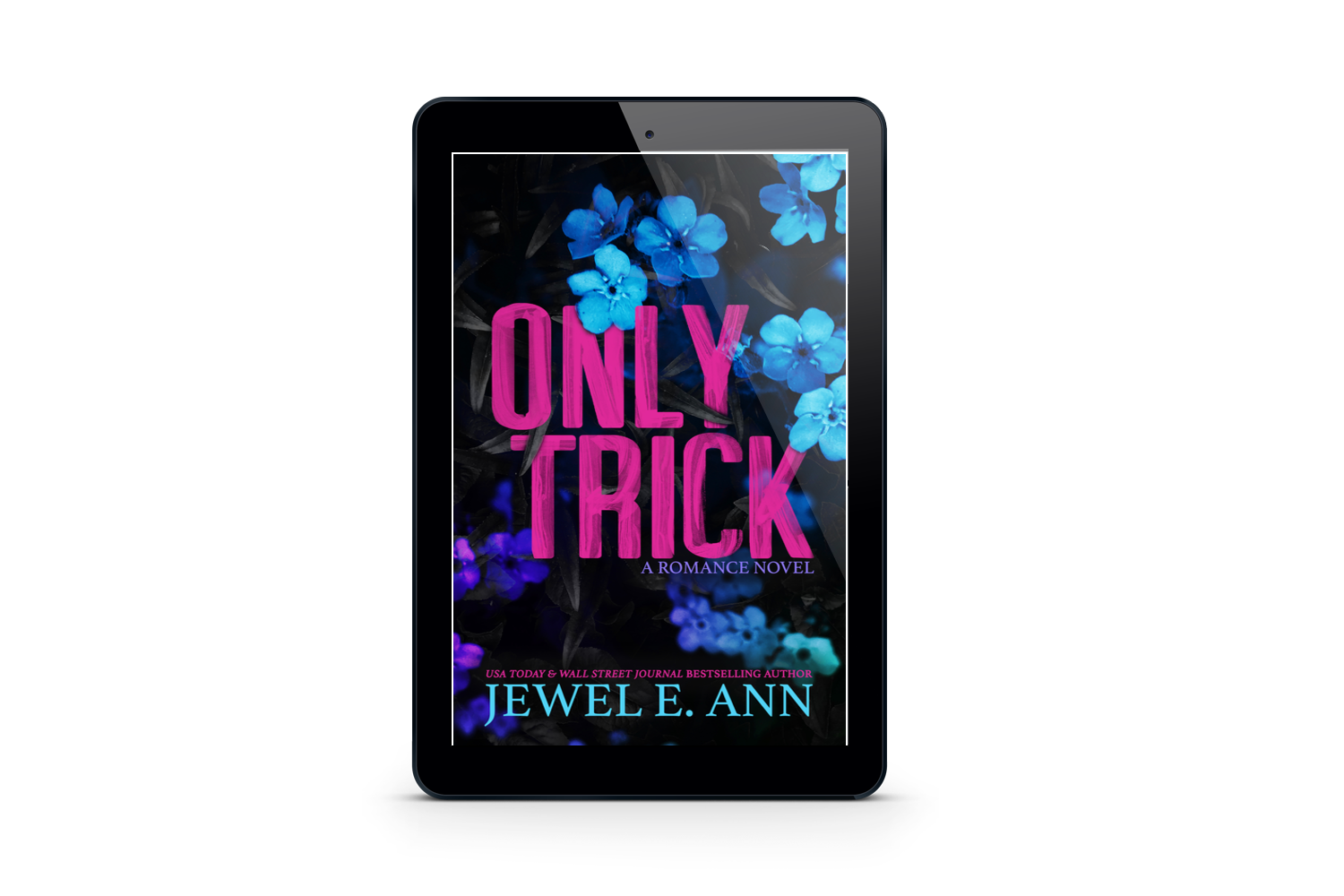 ebook mockup of the cover of Only Trick by Jewel E Ann, a contemporary romance